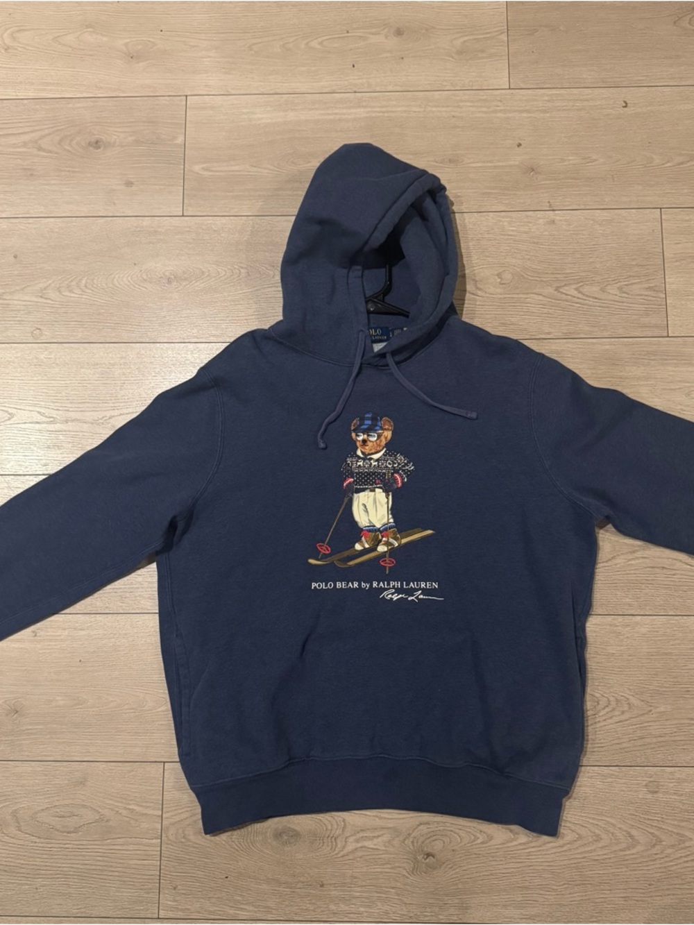 Ralph Lauren Navy Polo Bear Ski Hoodie
